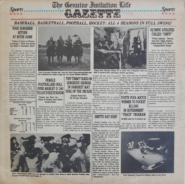 The 4 Seasons* : The Genuine Imitation Life Gazette (LP, Album)