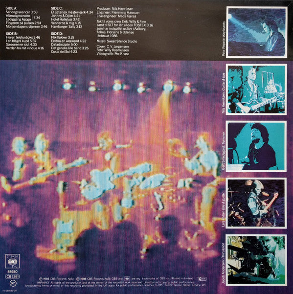 C.V. Jørgensen* : Lige Lovlig Live (2xLP, Album)