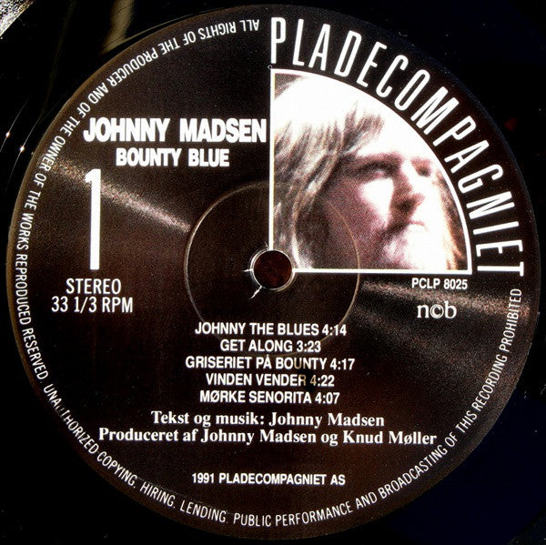 Johnny Madsen : Bounty Blue (LP, Album)
