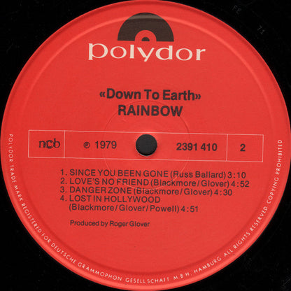 Rainbow : Down To Earth (LP, Album)