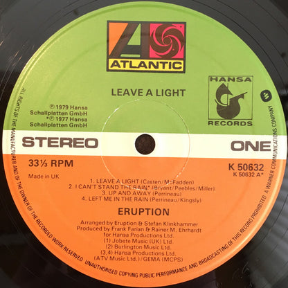Eruption (4) : Leave A Light (LP, Album)