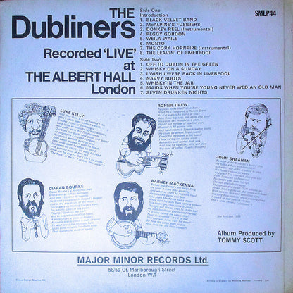 The Dubliners : Recorded Live At The Albert Hall London (LP, Album)
