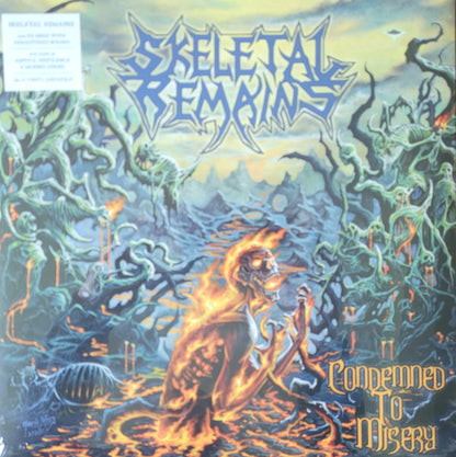 Skeletal Remains (3) : Condemned To Misery (LP, Album, RE, RM, 180)