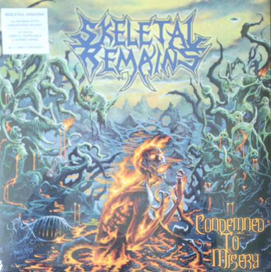 Skeletal Remains (3) : Condemned To Misery (LP, Album, RE, RM, 180)