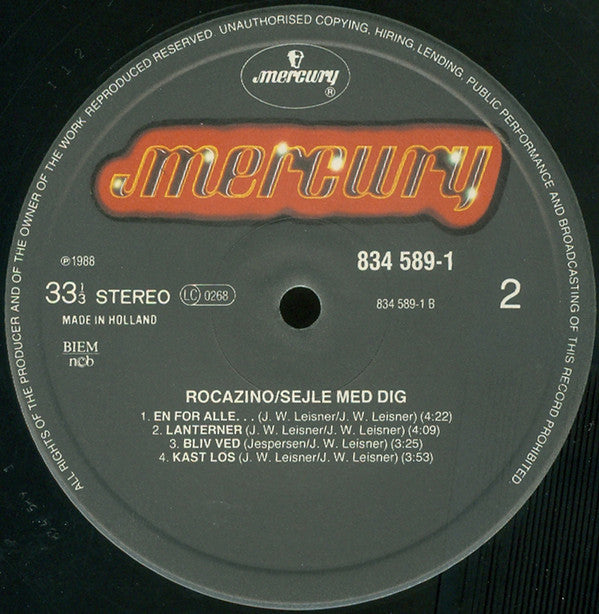 Rocazino : Sejle Med Dig (LP, Album)
