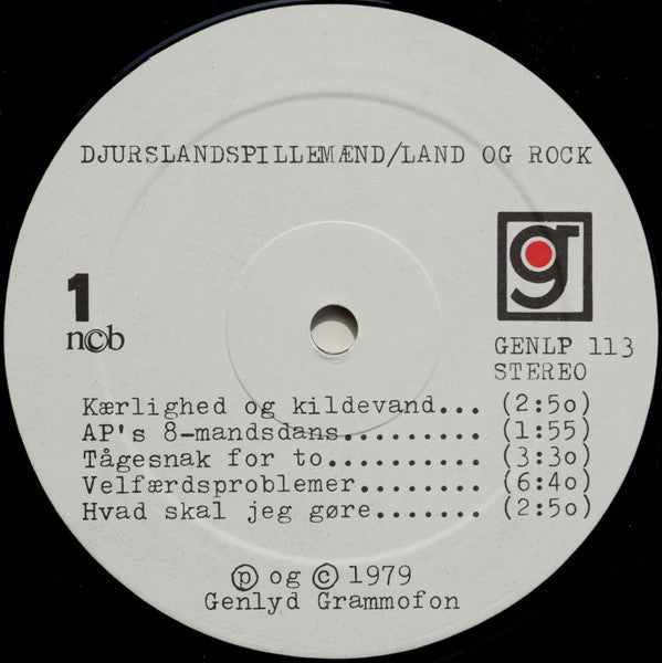 Djursland Spillemænd : Land Og Rock (LP, Album)