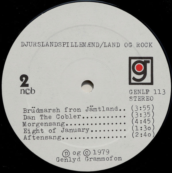 Djursland Spillemænd : Land Og Rock (LP, Album)