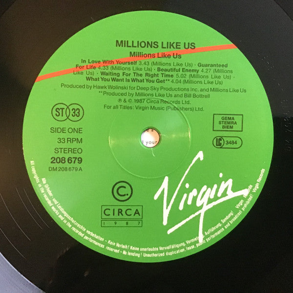 Millions Like Us : ...Millions Like Us (LP, Album)