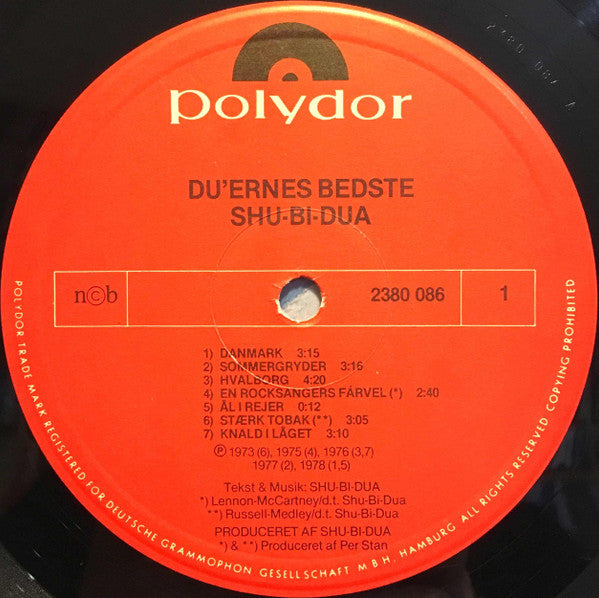 Shu-Bi-Dua : Du'ernes Bedste (LP, Comp)