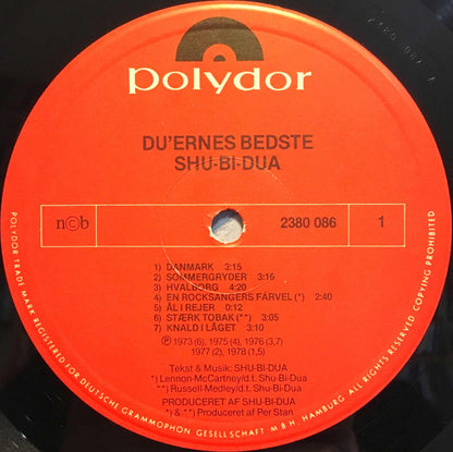 Shu-Bi-Dua : Du'ernes Bedste (LP, Comp)