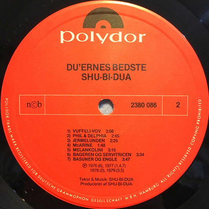 Shu-Bi-Dua : Du'ernes Bedste (LP, Comp)