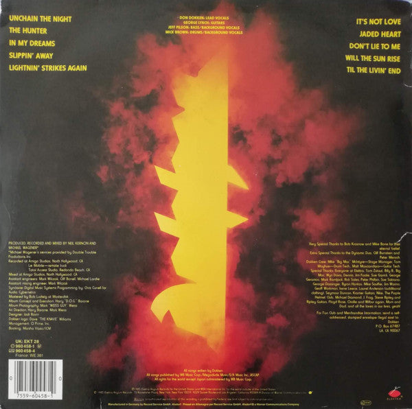 Dokken : Under Lock And Key (LP, Album)
