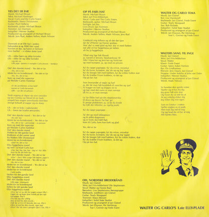 Walter Og Carlo : Walter Og Carlo's 1'ste Elly Plade (LP)