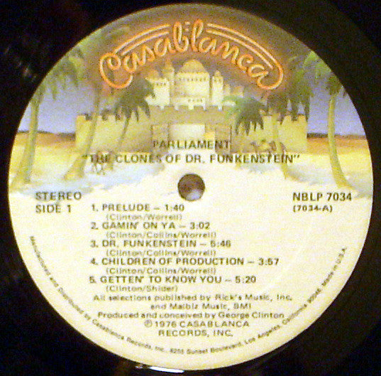 Parliament : The Clones Of Dr. Funkenstein (LP, Album)