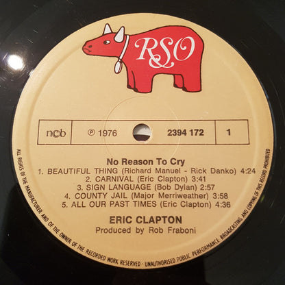Eric Clapton : No Reason To Cry (LP, Album)