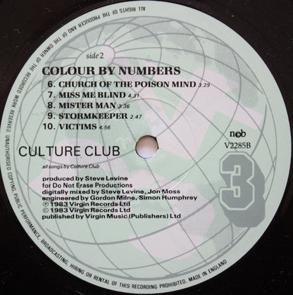 Culture Club : Colour By Numbers (LP, Album)