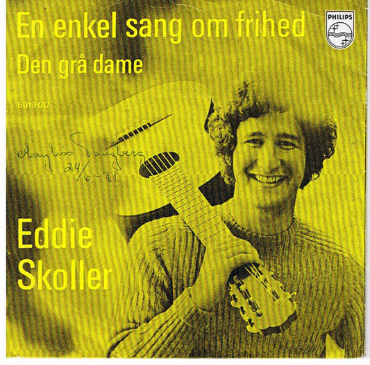Eddie Skoller : En Enkel Sang Om Frihed (7", Single, Mono)