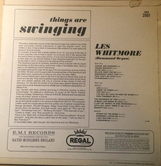 Les Whitmore : Things Are Swinging (LP)