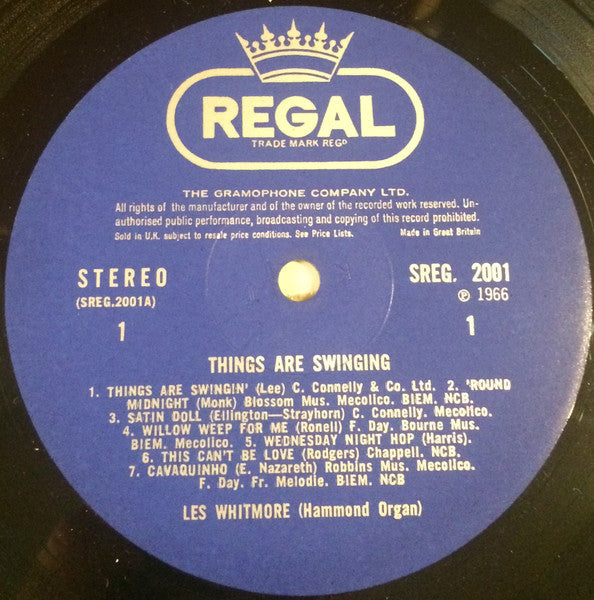 Les Whitmore : Things Are Swinging (LP)