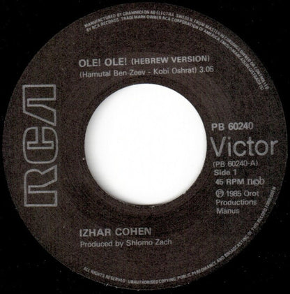 Izhar Cohen : Ole! Ole! (7", Single)