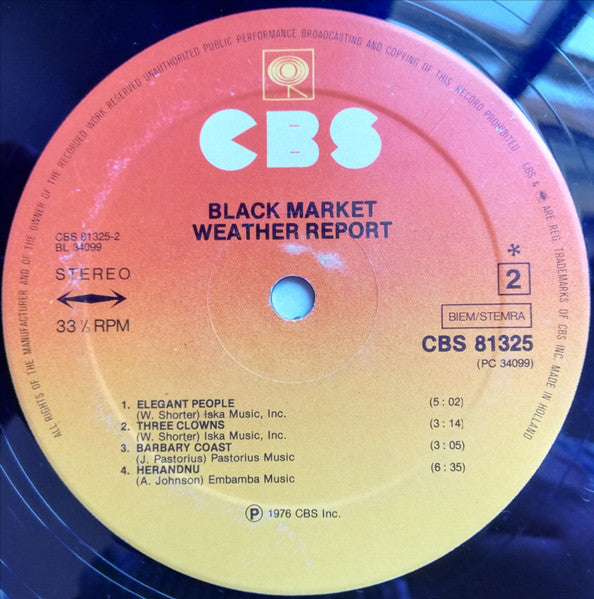 Weather Report : Black Market (LP, Album)
