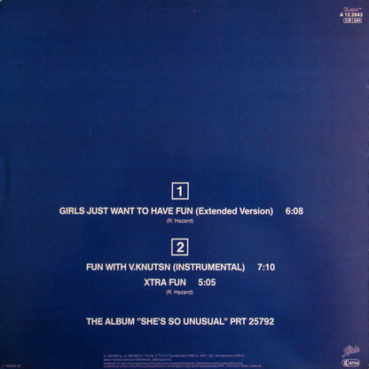 Cyndi Lauper : Girls Just Want To Have Fun (Extended Version) (12", Maxi)