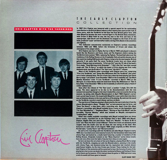 Eric Clapton : The Early Clapton Collection (2xLP, Comp)
