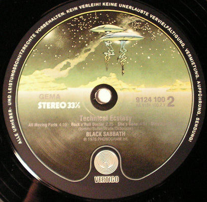 Black Sabbath : Technical Ecstasy (LP, Album, RE)