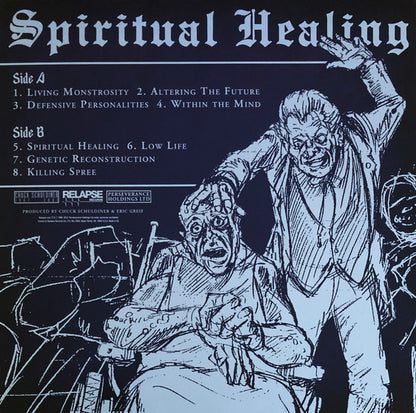 Death (2) : Spiritual Healing (LP, Album, RE, RM, RP, Blu)