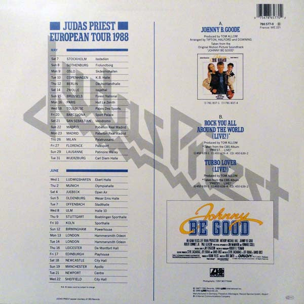 Judas Priest : Johnny Be Good (12", Maxi)