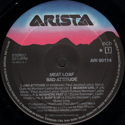 Meat Loaf : Bad Attitude (LP, Album)