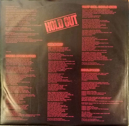 Jackson Browne : Hold Out (LP, Album, Club, San)