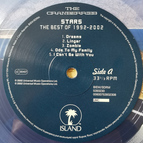 The Cranberries : Stars: The Best Of 1992-2002 (2xLP, RSD, Comp, Ltd, RE, Tra)