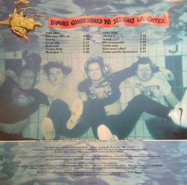 Sliced Pimples : Brains Condemned To Serious Laughter (LP, Album)