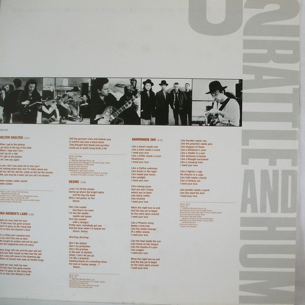 U2 : Rattle And Hum (2xLP, Album)