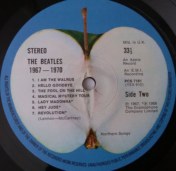 The Beatles : 1967-1970 (2xLP, Comp)