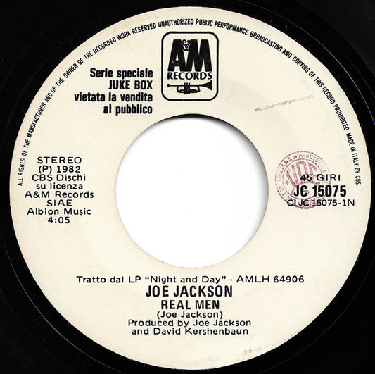 Joe Jackson / Toto : Real Men / Africa (7", Jukebox)