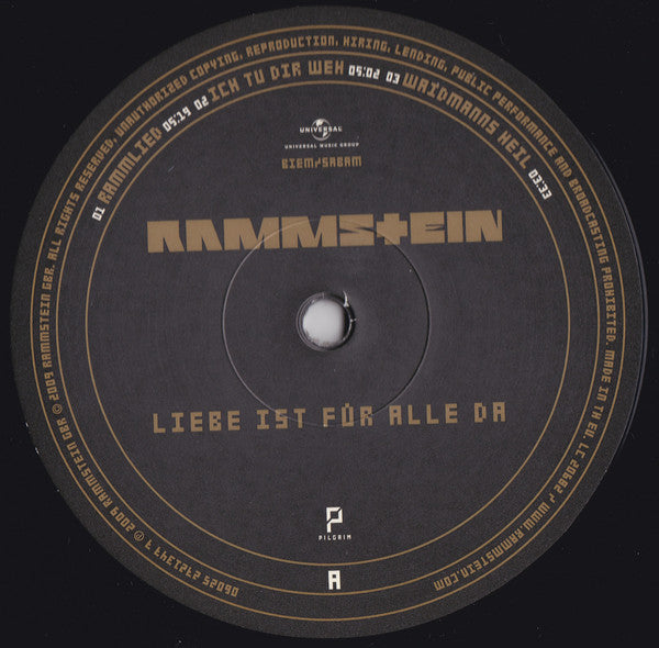 Rammstein : Liebe Ist Für Alle Da (2xLP, Album, 180)