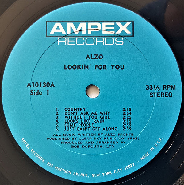 Alzo* : Looking For You (LP, Album)