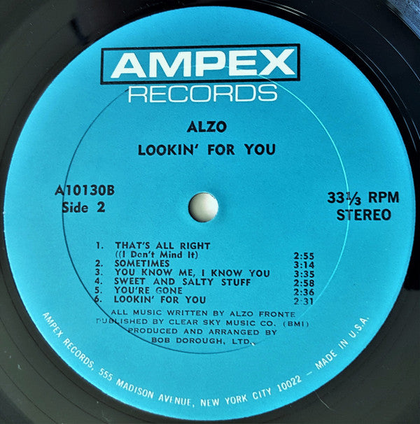 Alzo* : Looking For You (LP, Album)