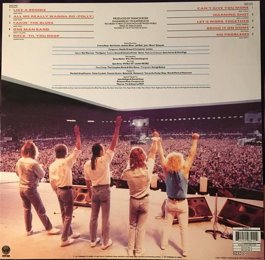 Status Quo : Rock 'Til You Drop (LP, Album)