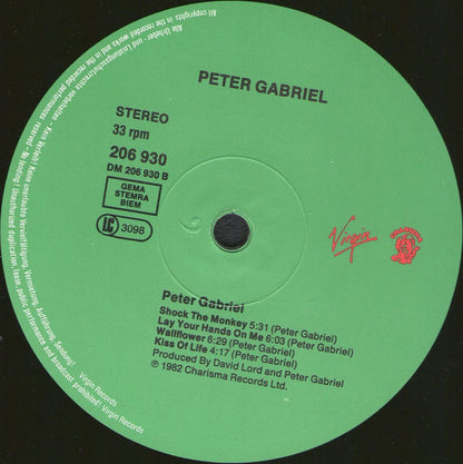 Peter Gabriel : Peter Gabriel (LP, Album, RE)