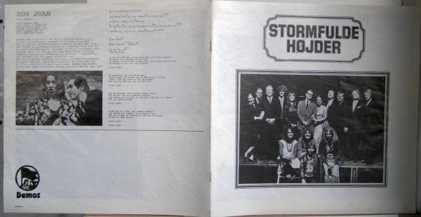 Jomfru Ane* : Stormfulde Højder (Live!) (LP, Album)