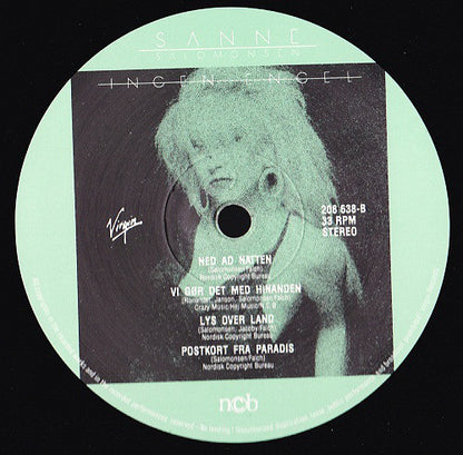 Sanne Salomonsen : Ingen Engel (LP, Album)