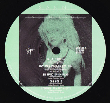 Sanne Salomonsen : Ingen Engel (LP, Album)