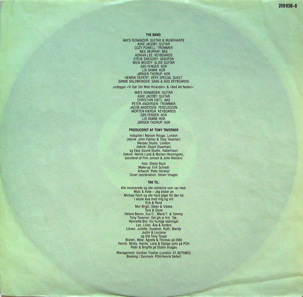 Sanne Salomonsen : Ingen Engel (LP, Album)