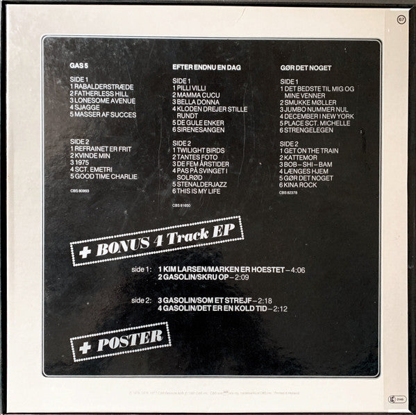 Gasolin' : A Box Full Of Gas (3xLP, Album + 7", EP + Box, Comp)