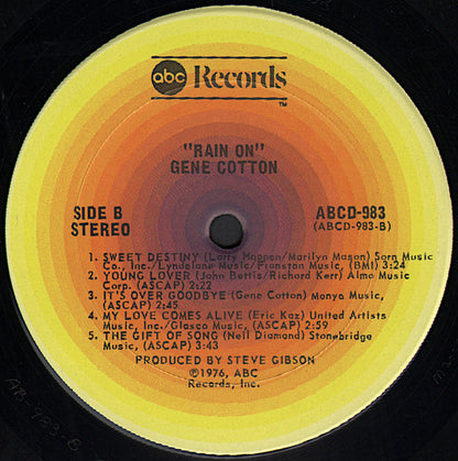 Gene Cotton : Rain On (LP, Album, Pit)