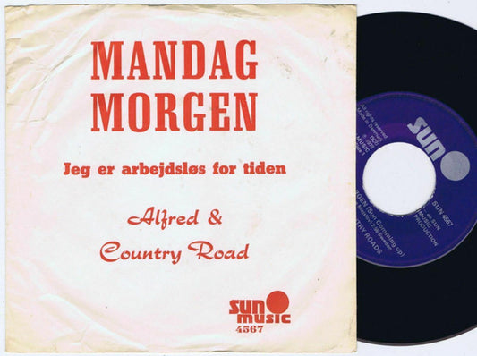 Alfred Hansen & Country Road (2) : Mandag Morgen (7", Single)