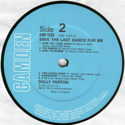Dolly Parton : Save The Last Dance For Me (LP, Comp)